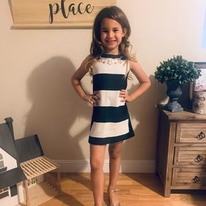 Striped dress with sparkle stars!